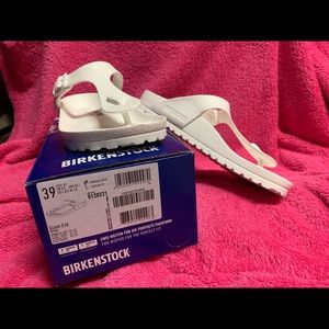 Birkenstock’s White Gizeh EVA - New with box